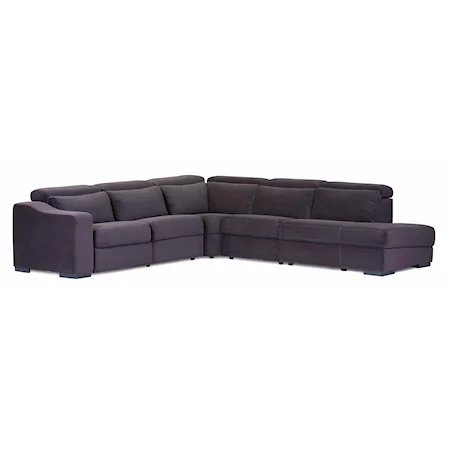 Powered Right Hand Facing 5 Pc Sectional w/ Nest